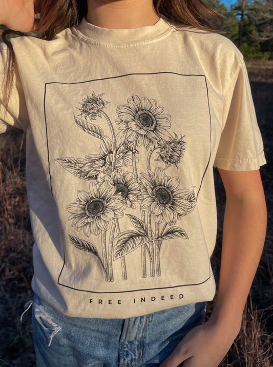 "Free Indeed" T-Shirt - Ivory